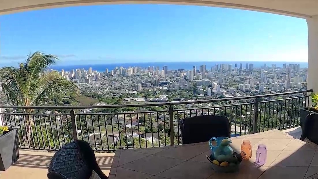 丘の上からホノルルを一望…ハワイにそびえる1200坪大豪邸 主はあの“超人気ゲーム”の仕掛け人だった